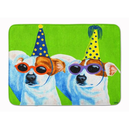 Carolines Treasures Party Animals Jack Russell Terriers Machine Washable Memory Foam Mat AMB1441RUG